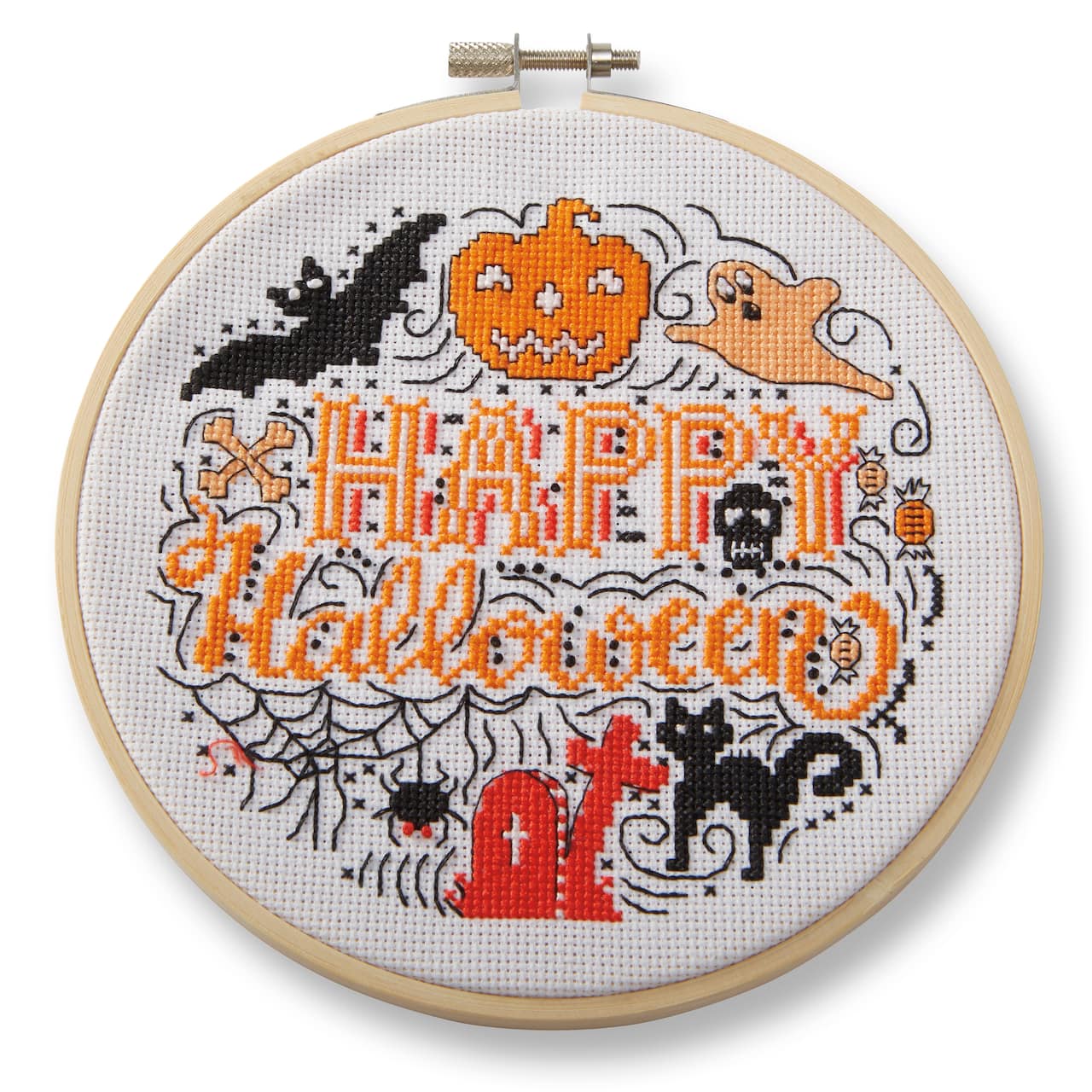 Happy Halloween Cross Stitch Kit by Loops & Threads®